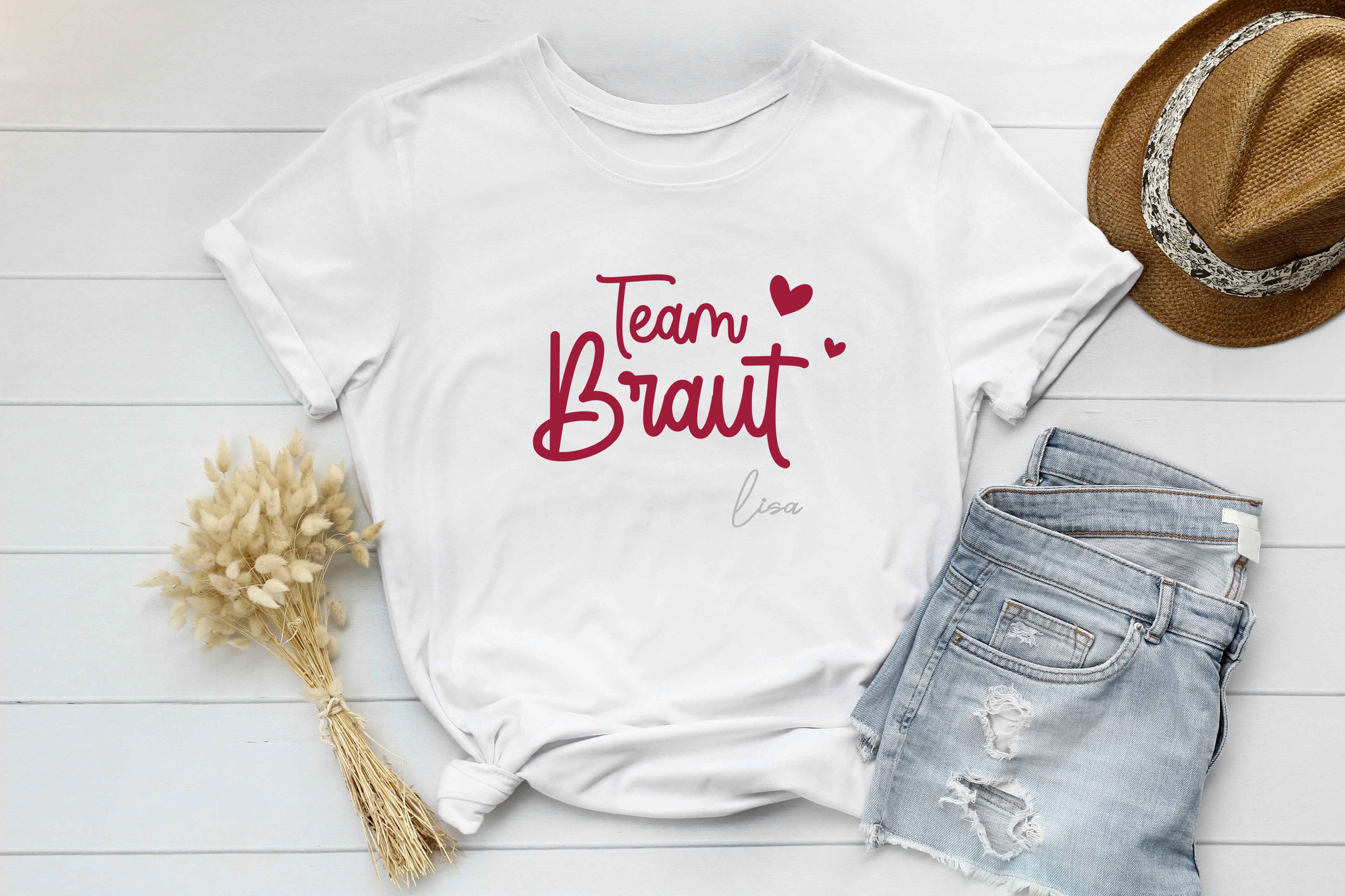 T-Shirt -  JGA - Team Braut/ Die Braut